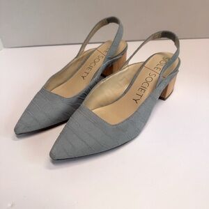 Sole Society Kitten Heel Slingback 7.5